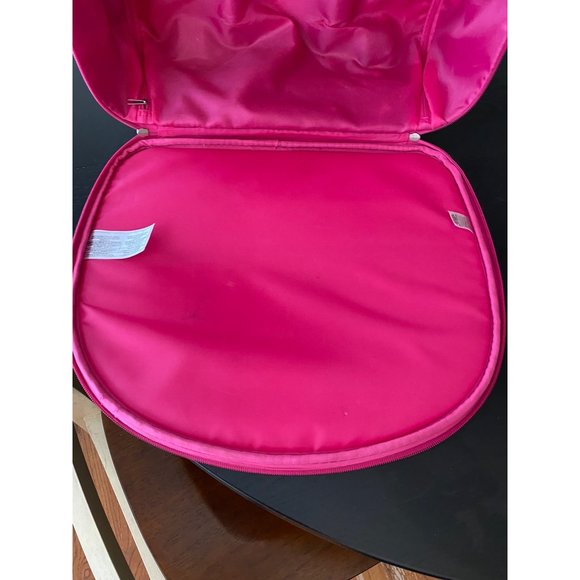 Disney Store 11 Princess Rolling Luggage Kids Pink Travel Suitcase 16 x 14.5 x 7 - Picture 4 of 16